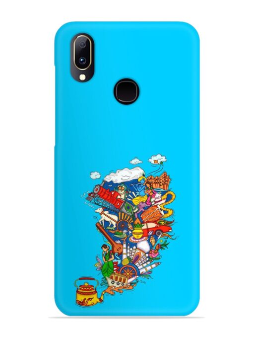 Vector Design Indian Snap Case for Vivo Y91 Zapvi