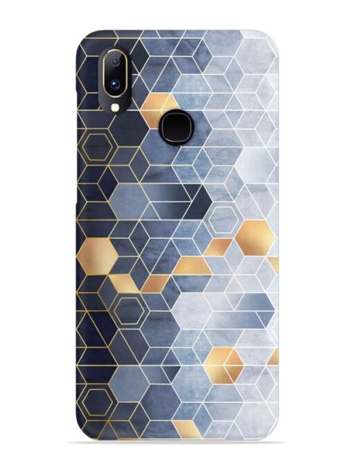 Geometric Abstraction Hexagons Snap Case for Vivo Y91 Zapvi