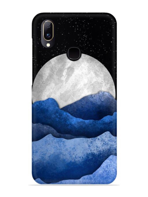 Full Moon Mountain Vector Snap Case for Vivo Y91 Zapvi