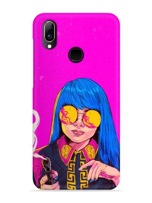 Aesthetic Anime Girl Snap Case for Vivo Y91 Zapvi