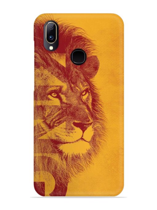 Gold Lion Crown Art Snap Case for Vivo Y91 Zapvi