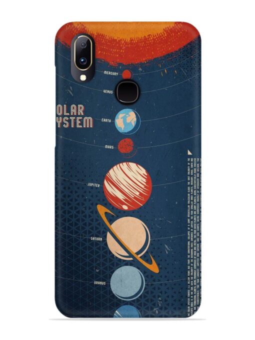 Solar System Vector Snap Case for Vivo Y91 Zapvi