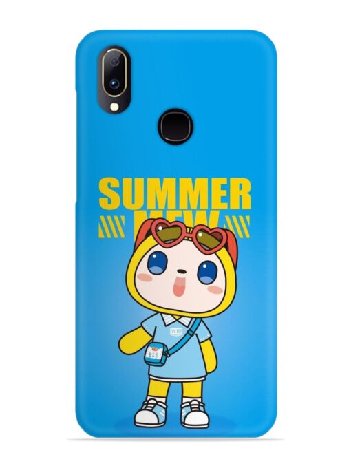 Summer Mew Cartoon Snap Case for Vivo Y91 Zapvi