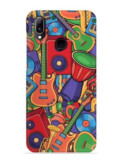 Colorful Music Art Snap Case for Vivo Y91 Zapvi