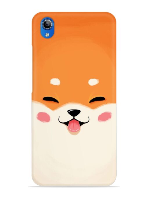 Cute Dog Face Vector Snap Case for Vivo Y91I Zapvi