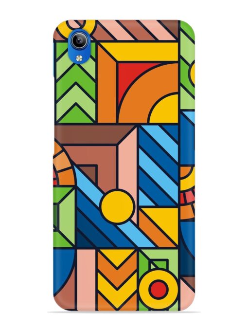 Colorful Geometric Snap Case for Vivo Y91I Zapvi