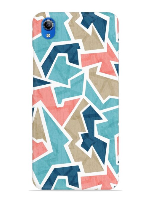 Vintage Geometric Triangle Snap Case for Vivo Y91I Zapvi