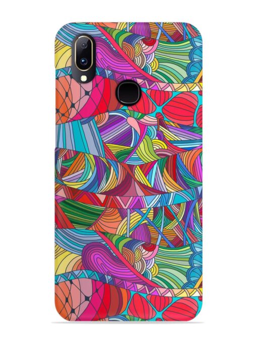 Seamless Patterns Hand Drawn Snap Case for Vivo Y93