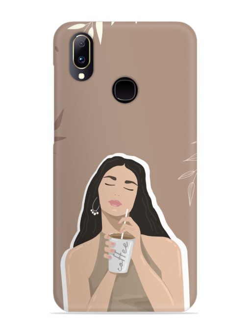 Girl With Coffee Snap Case for Vivo Y93