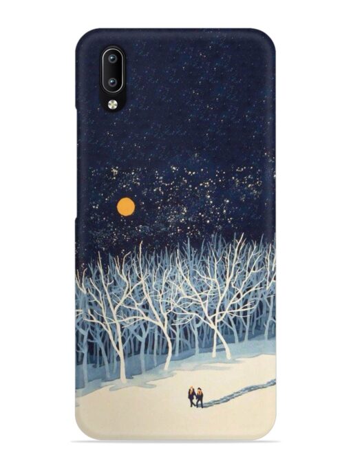 Full Moon Snowshoe Tour Snap Case for Vivo Y97