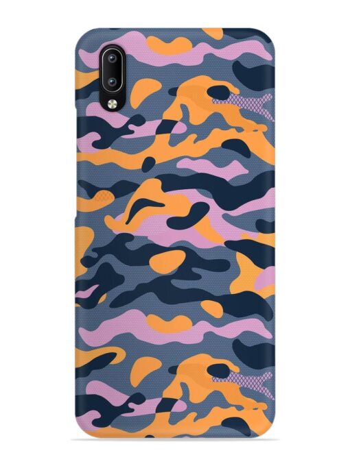 Camouflage Army Military English Orange Art Snap Case for Vivo Y97