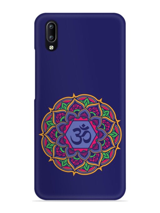 Om Mandala Art Blue Snap Case for Vivo Y97 Zapvi