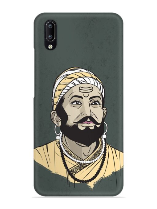 Shivaji Maharaj Vector Art Snap Case for Vivo Y97