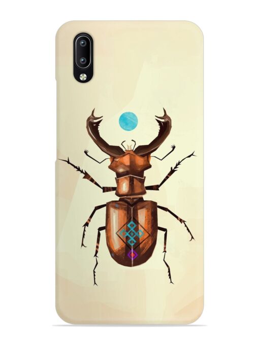 Stag Beetle Vector Snap Case for Vivo Y97 Zapvi