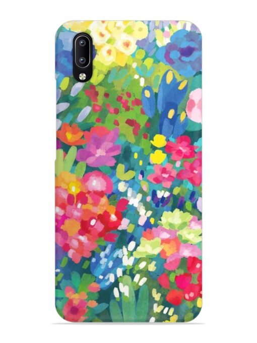 Watercolor Flower Art Snap Case for Vivo Y97 Zapvi