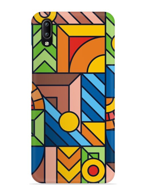 Colorful Geometric Snap Case for Vivo Y97 Zapvi