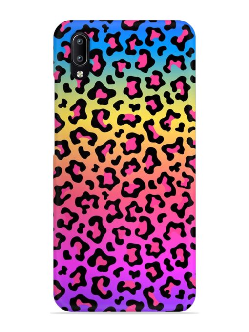 Neon Rainbow Colored Snap Case for Vivo Y97 Zapvi