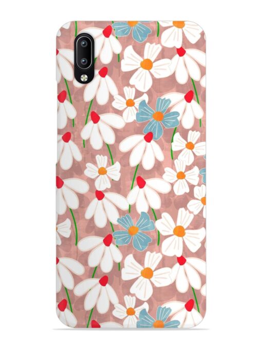 Abstract Petal Flowers Snap Case for Vivo Y97