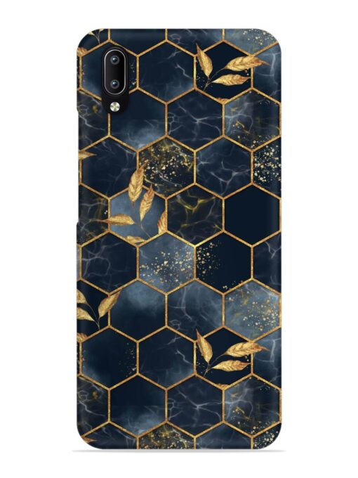 Marble Hexagon Seamless Snap Case for Vivo Y97 Zapvi