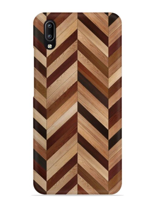 Seamless Wood Parquet Snap Case for Vivo Y97 Zapvi