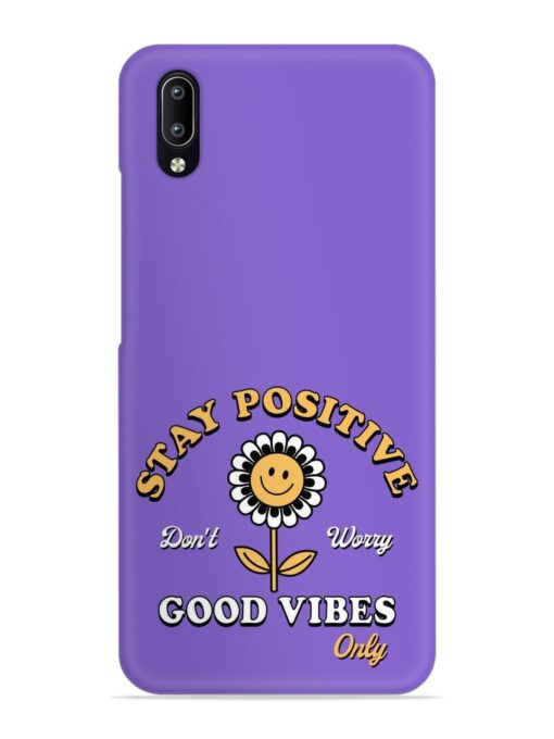 Retro Positive Flower Snap Case for Vivo Y97 Zapvi