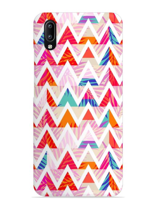 Abstract Triangle Background Snap Case for Vivo Y97 Zapvi