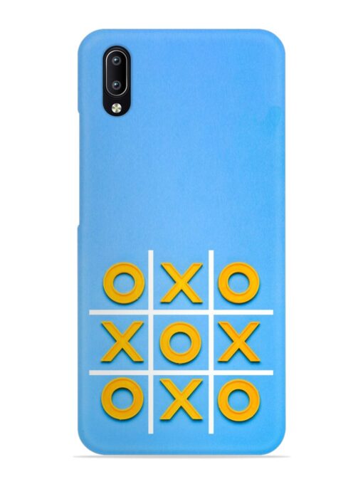 Yellow Plastic Crosses Snap Case for Vivo Y97 Zapvi