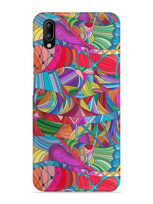 Seamless Patterns Hand Drawn Snap Case for Vivo Y97 Zapvi