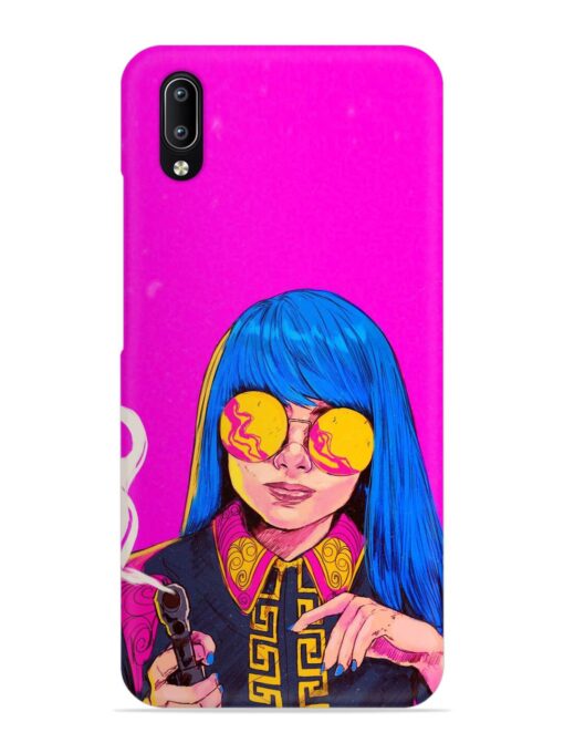 Aesthetic Anime Girl Snap Case for Vivo Y97 Zapvi