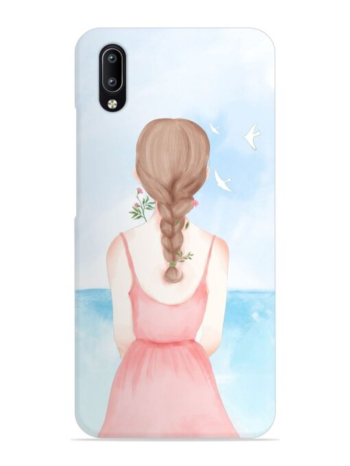 Watercolor Girl Vector Snap Case for Vivo Y97 Zapvi