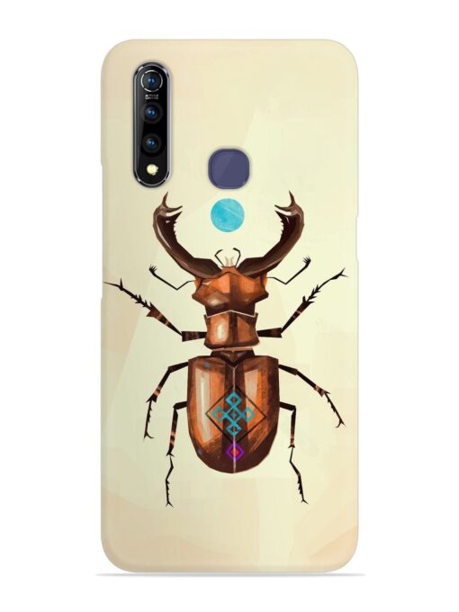 Stag Beetle Vector Snap Case for Vivo Z1 Pro