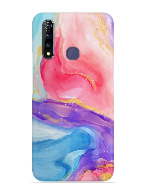 Watercolor Gradient Snap Case for Vivo Z1 Pro