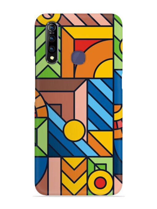 Colorful Geometric Snap Case for Vivo Z1 Pro