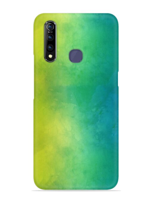 Yellow Green Gradient Snap Case for Vivo Z1 Pro