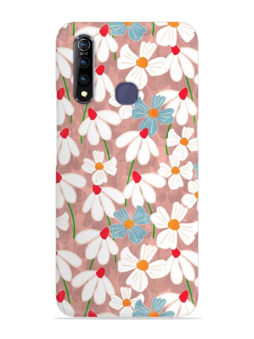 Abstract Petal Flowers Snap Case for Vivo Z1 Pro Zapvi