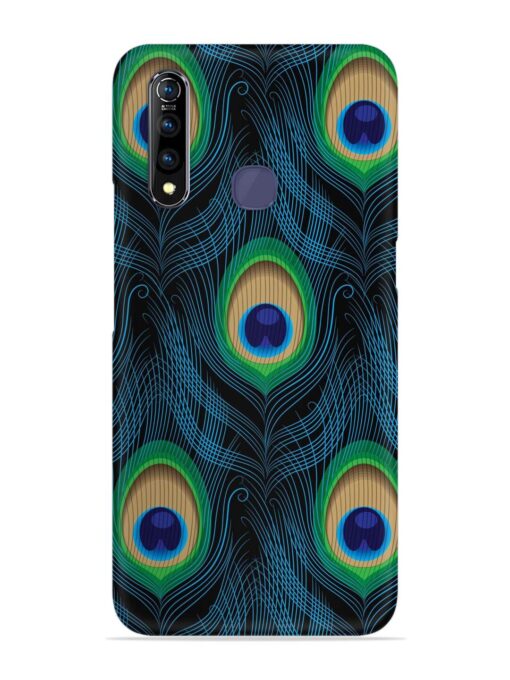 Seamless Pattern Peacock Snap Case for Vivo Z1 Pro Zapvi