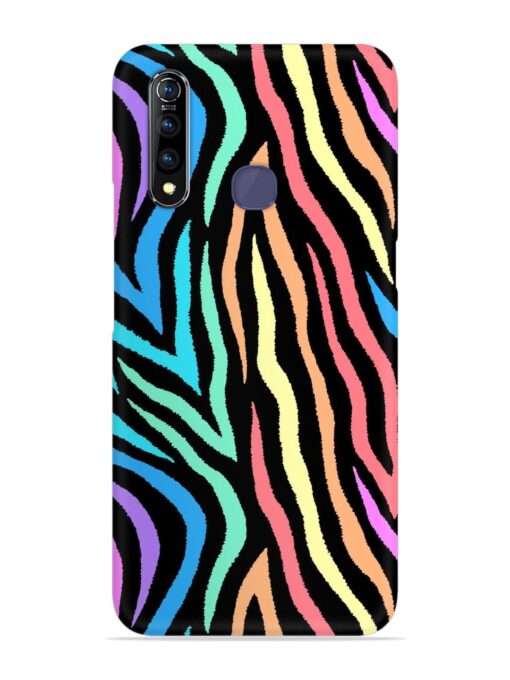 Colorful Abstract Zebra Snap Case for Vivo Z1 Pro