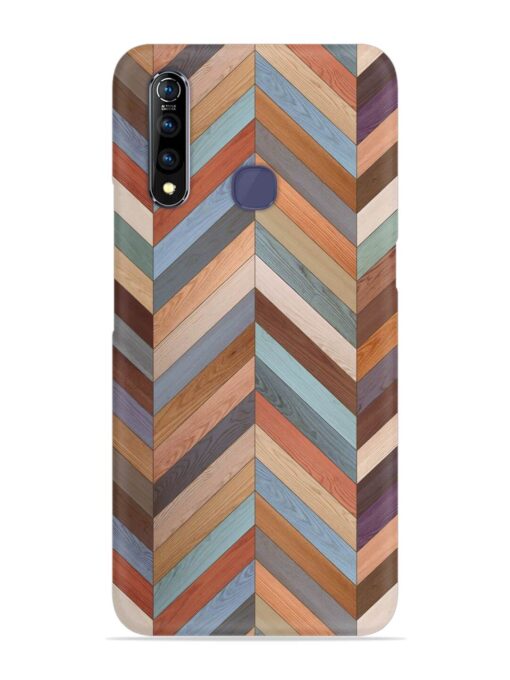 Seamless Wood Parquet Snap Case for Vivo Z1 Pro