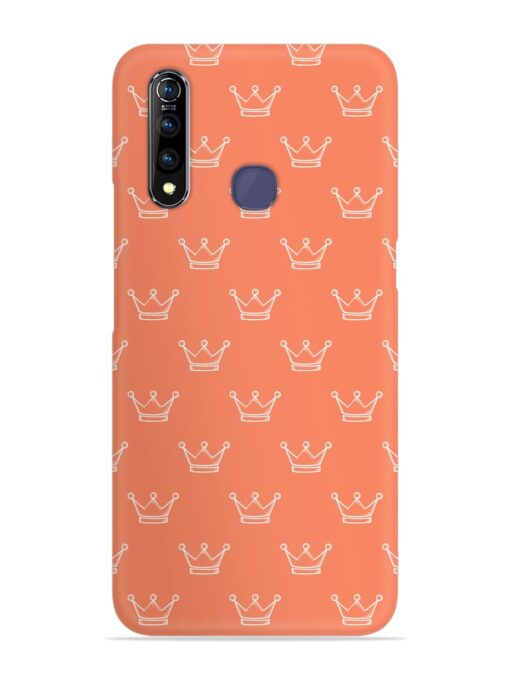 Hand Drawn Crown Snap Case for Vivo Z1 Pro