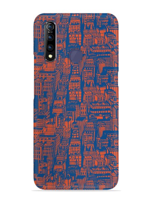 Hand Drawn Seamless Snap Case for Vivo Z1 Pro Zapvi