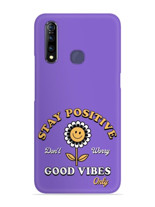 Retro Positive Flower Snap Case for Vivo Z1 Pro Zapvi