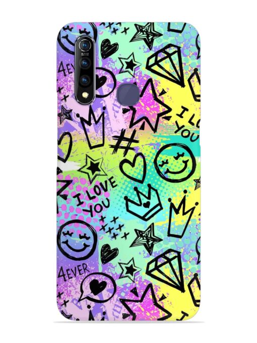 Bright Seamless Pattern Snap Case for Vivo Z1 Pro Zapvi