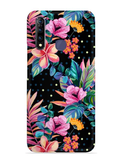 Seamless Floral Pattern Snap Case for Vivo Z1 Pro Zapvi