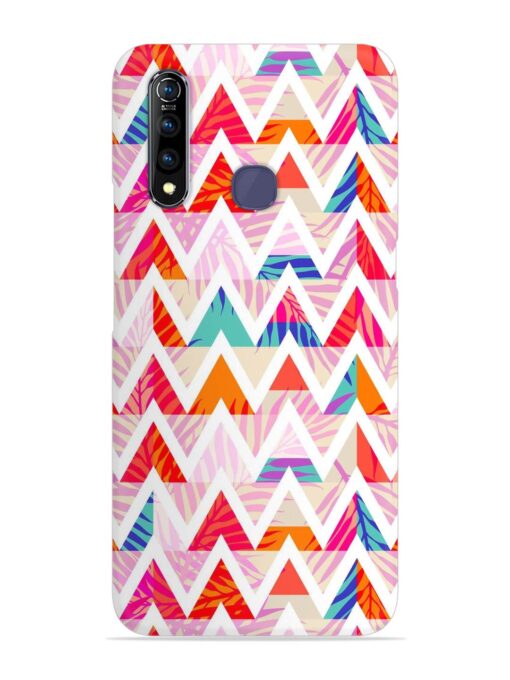 Abstract Triangle Background Snap Case for Vivo Z1 Pro