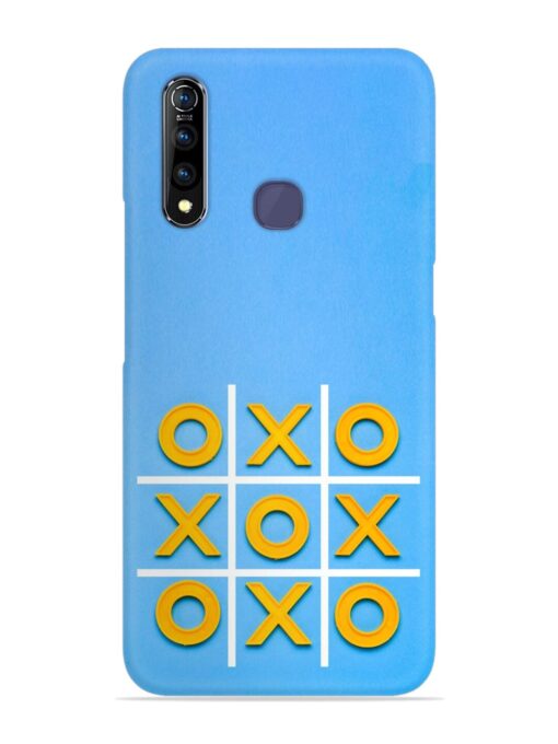 Yellow Plastic Crosses Snap Case for Vivo Z1 Pro Zapvi