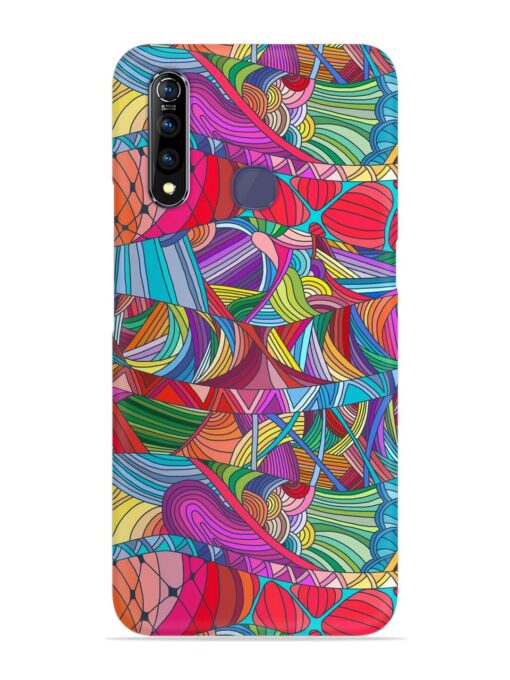 Seamless Patterns Hand Drawn Snap Case for Vivo Z1 Pro