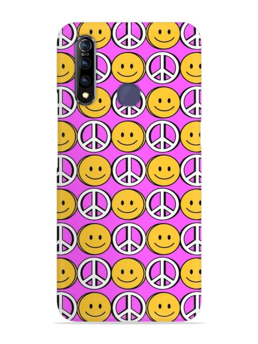 Smiley Face Peace Snap Case for Vivo Z1 Pro