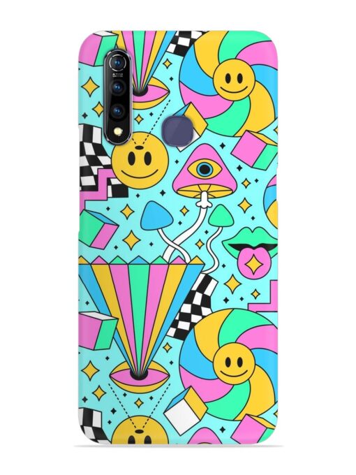 Trippy Rainbow 60S Snap Case for Vivo Z1 Pro Zapvi