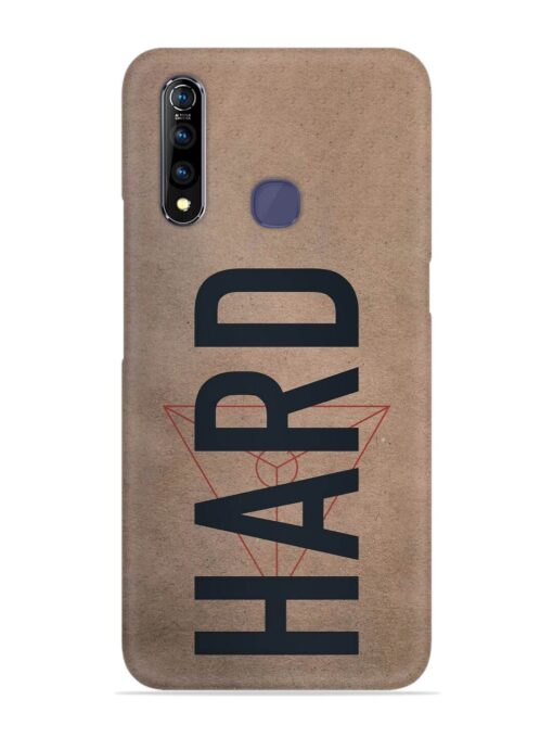 Hard Typo Snap Case for Vivo Z1 Pro