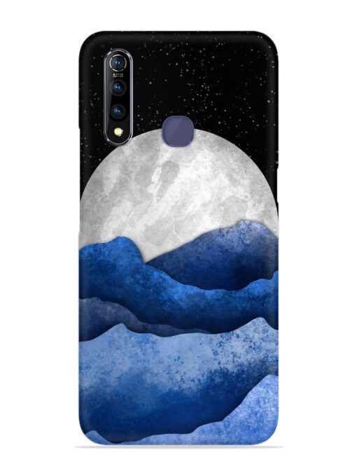 Full Moon Mountain Vector Snap Case for Vivo Z1 Pro Zapvi